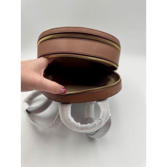 Michael Kors NIP Brown Logo Backpack - Picture 4 of 10